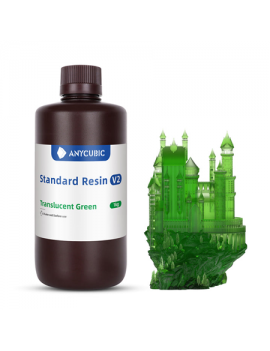 Anycubic Standard UV Reçine V2 1Kg Şeffaf Yeşil