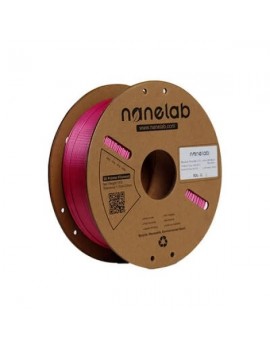 Nanelab Çift Renkli Silk PLA Filament - Siyah-Gül Kırmızısı - 1.75mm - 1Kg